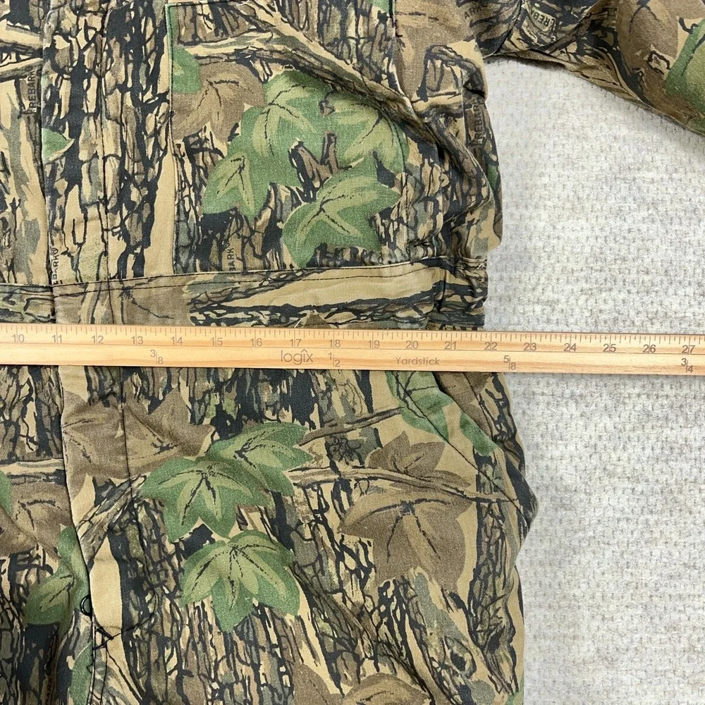 Vintage Realtree Trebark Camo Coveralls Bibs Men Large Hunting Outdoors USA‎ 90s